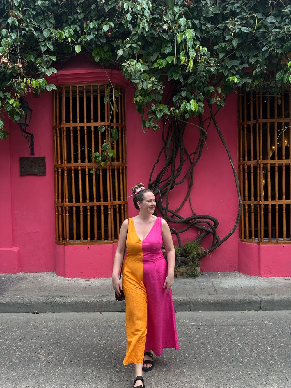 Mixed By Nasrin Color Block Jumpsuit - Picture 5 of 8